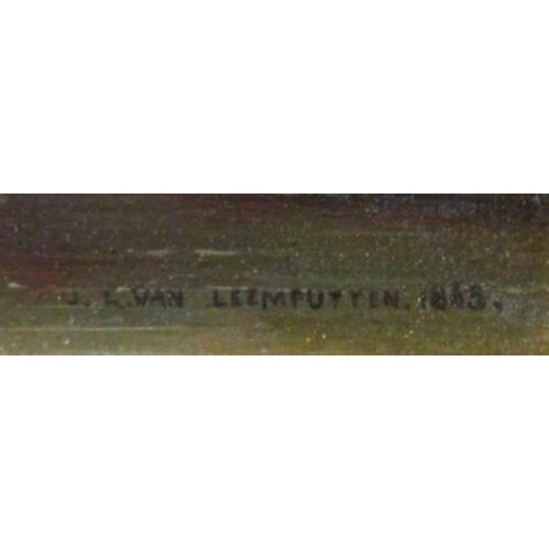 Johan Lodewijk van Leemputten 1840 - 1910 ==bij de boerderij