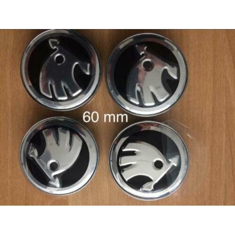 Naafdoppen Skoda 56 mm 60 mm 65 mm (prijs voor per set)
