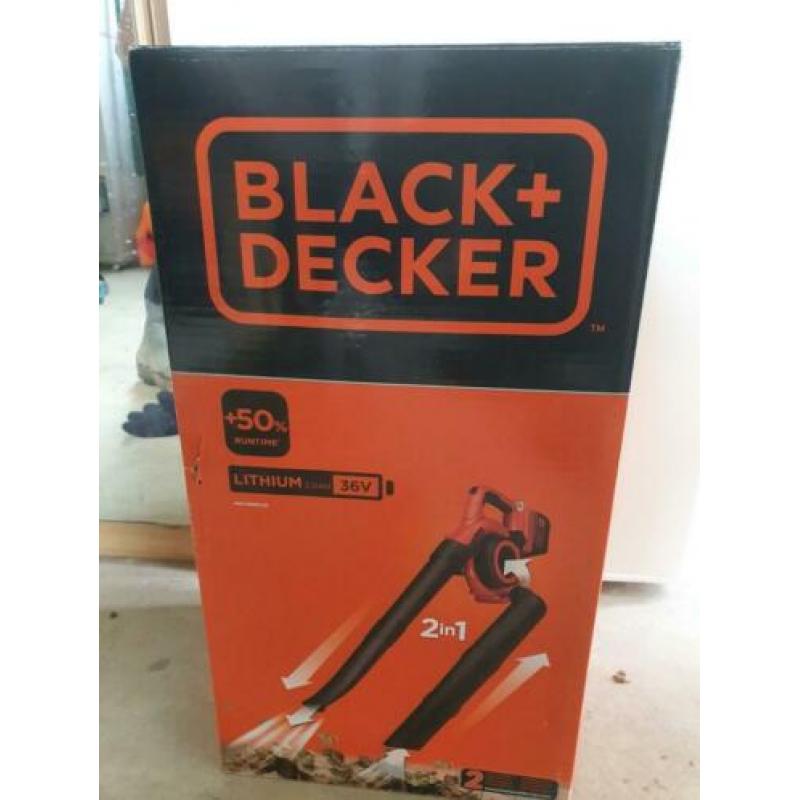 Black &Decker accubladzuiger NIEUW!