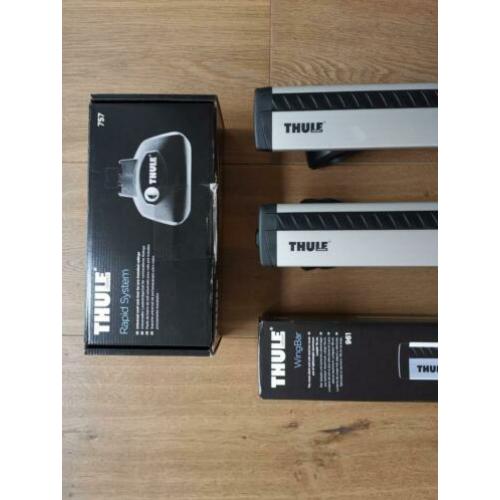 Thule Wingbar 961 + Rapid system 757