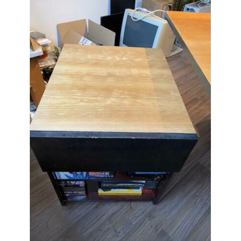 Design bureau tafel bruin