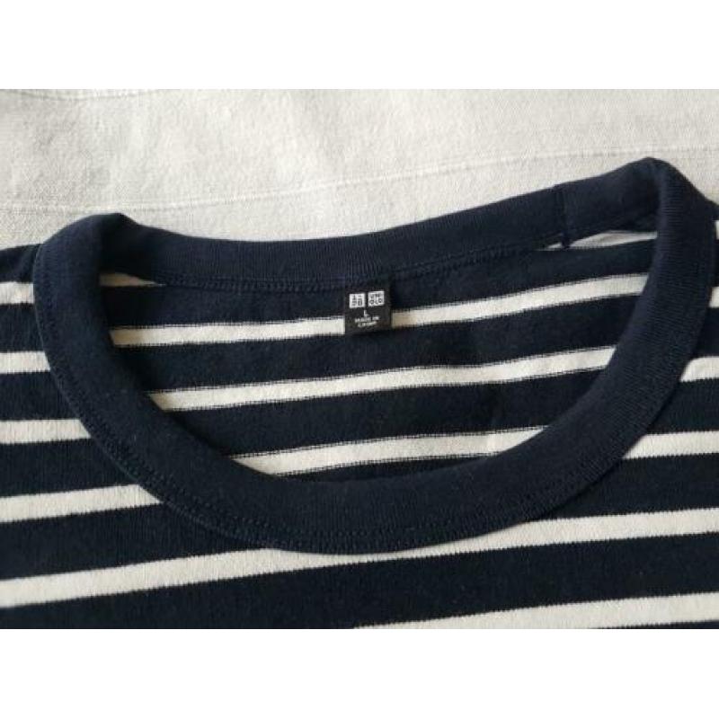 Bretons shirt Uniqlo maat L streepjesshirt trui