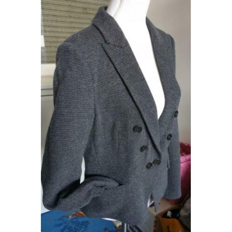 Drykorn blazer antragrey "Brisbane" wolblend mt.5=40 ZGAN!