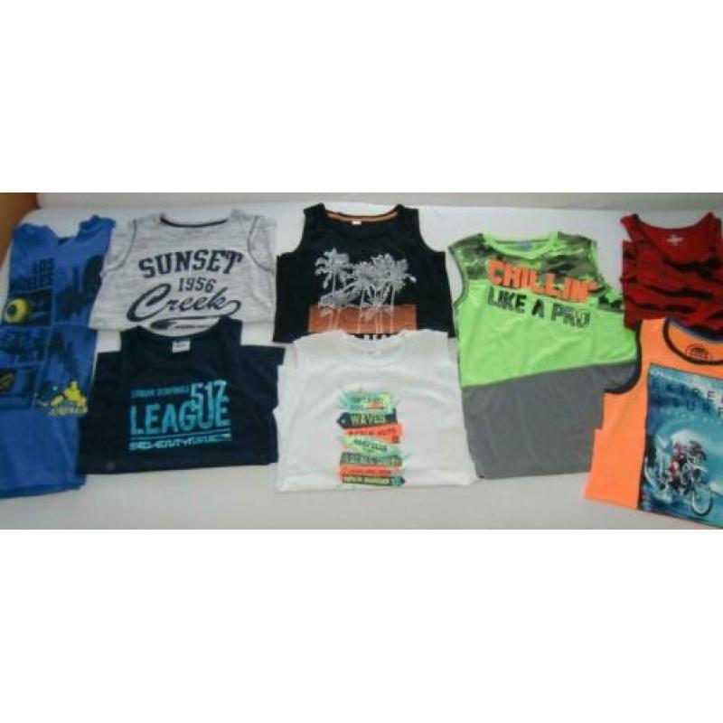 22 jongens t-shirts, mt. 158/164