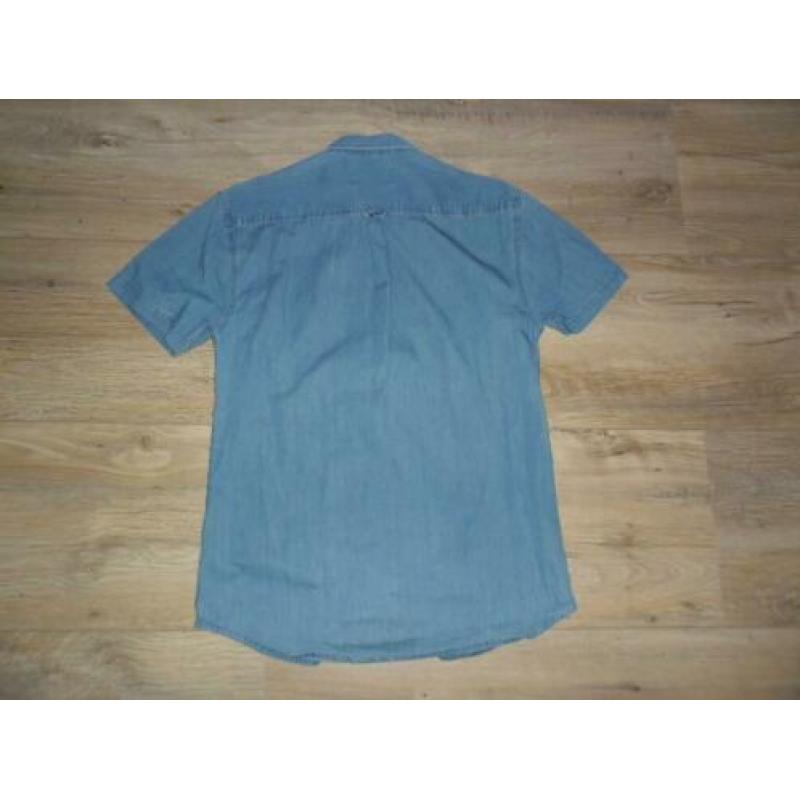 Jack & Jones Licht Blauwe Spijkerblouse Met Knoopjes Maat L
