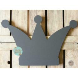 Krijtbord Kroon 50cm, diverse maten en vormen | Stokhout 59