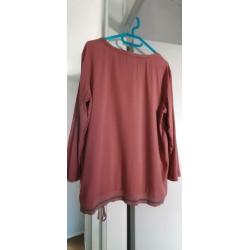 damesblouse oudrose Sandwich als nieuw