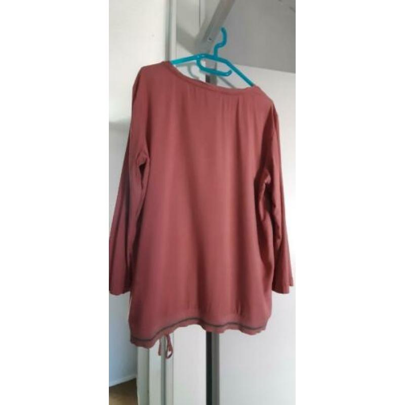 damesblouse oudrose Sandwich als nieuw
