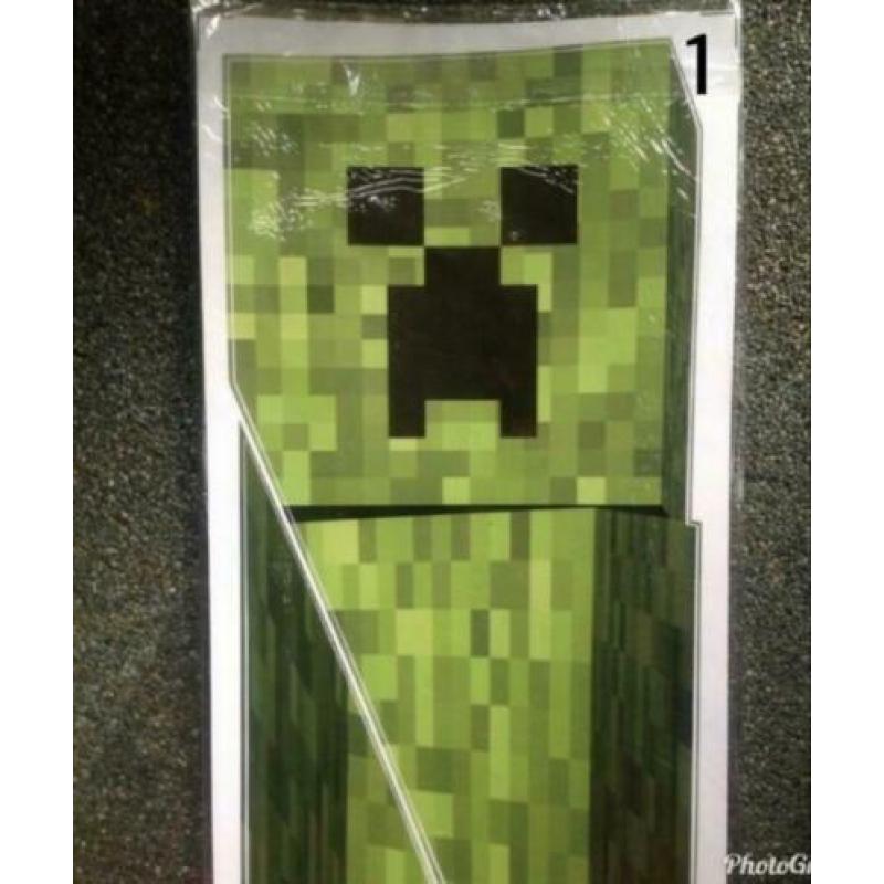 MINECRAFT muursticker vellen 5 soorten
