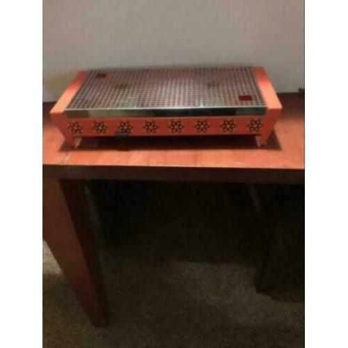 Leuke retro warmhoudplaat, 2 pits rechaud van Vendex 70’s