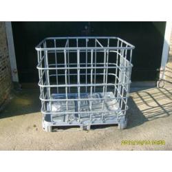 1000 liter kratten ibc kooien houtkrat container'