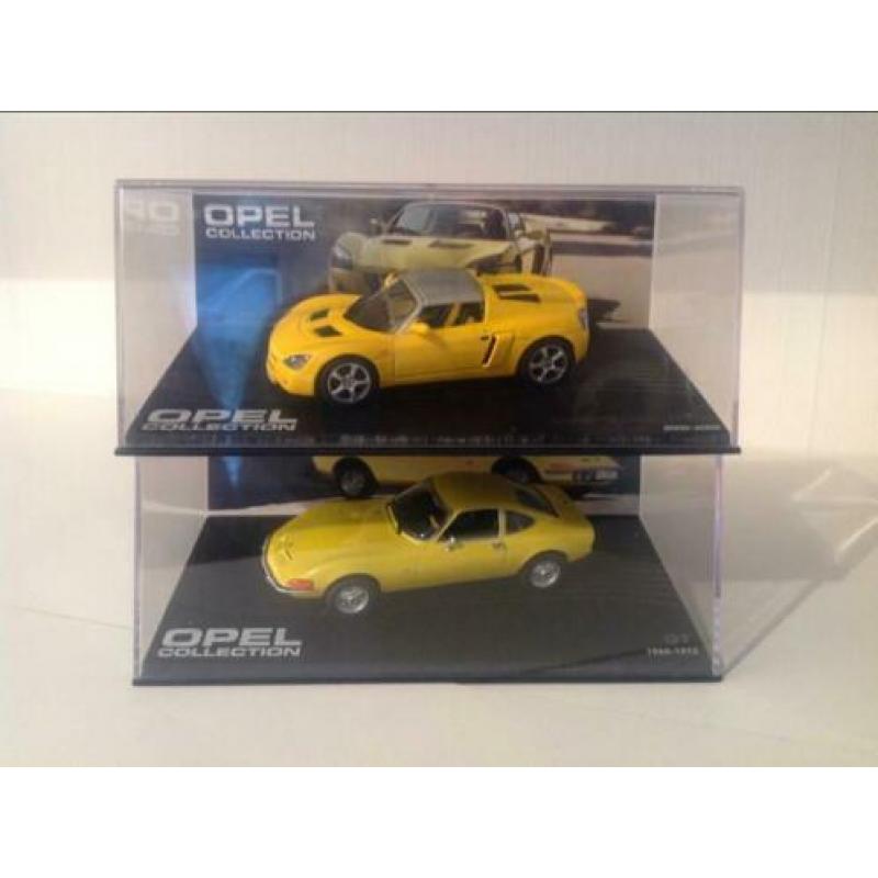 Opel GT en Speedster 1:43 Nieuw - samen voor 15,95!!