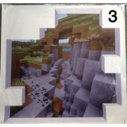 MINECRAFT muursticker vellen 5 soorten
