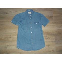 Jack & Jones Licht Blauwe Spijkerblouse Met Knoopjes Maat L