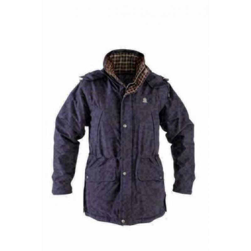 blauwe lange Horka Extreme outdoorjas maat 128