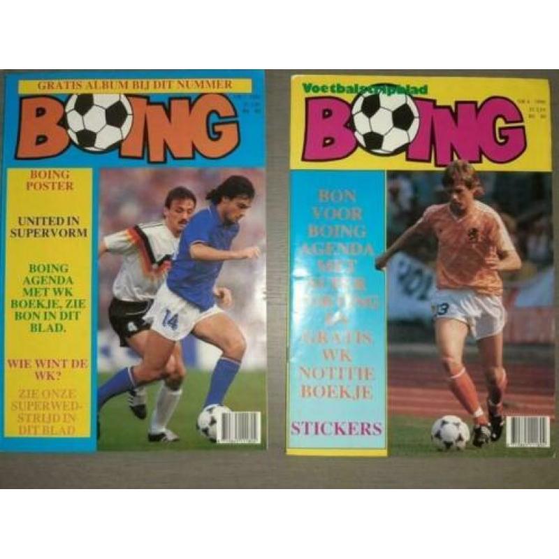 boing strip voetbalstripblad 1989 1990 strips stripboek