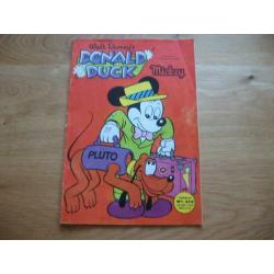 Donald Duck met opdruk Mickey zie omschrijving over de staat