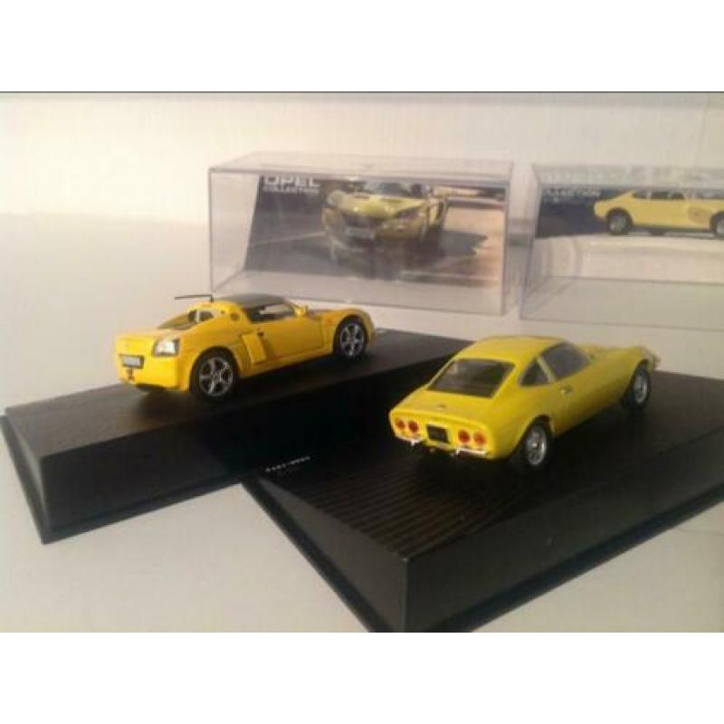 Opel GT en Speedster 1:43 Nieuw - samen voor 15,95!!