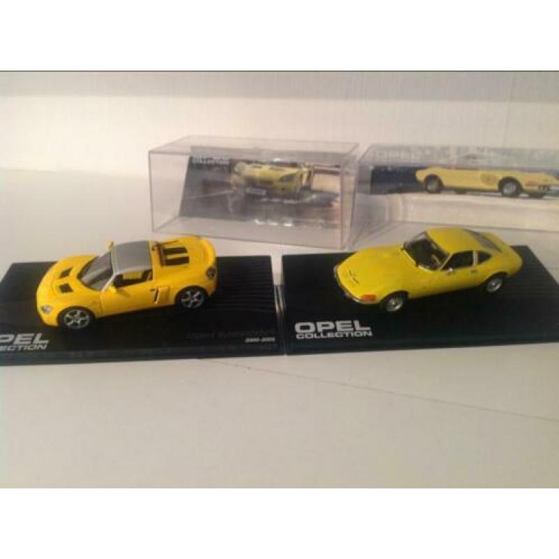 Opel GT en Speedster 1:43 Nieuw - samen voor 15,95!!