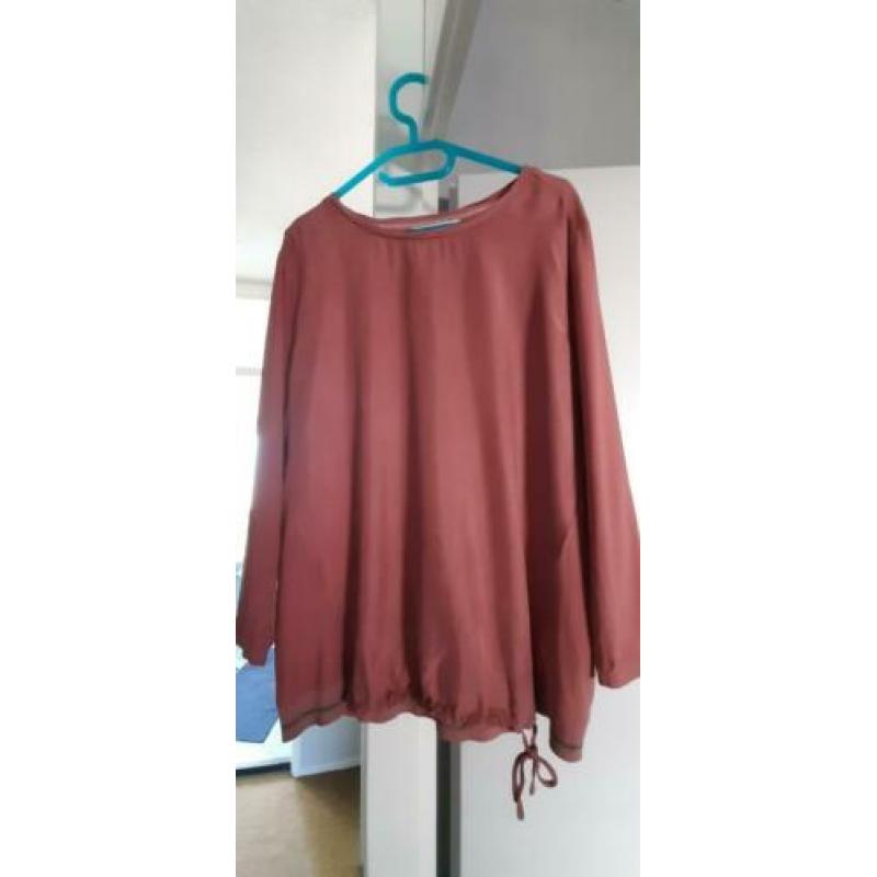 damesblouse oudrose Sandwich als nieuw