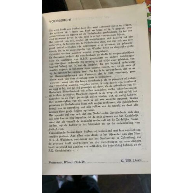 woordenboek van de Vaderlandse Geschiedenis K. ter Laan 1939