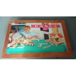 bouwdoos bouw doos ranch 702 blokkendoos vintage