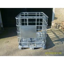 1000 liter kratten ibc kooien houtkrat container'