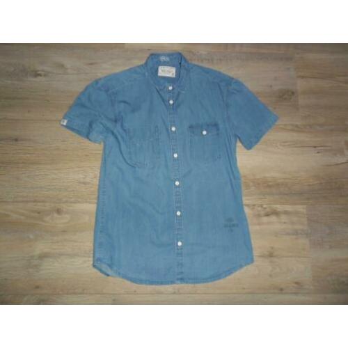 Jack & Jones Licht Blauwe Spijkerblouse Met Knoopjes Maat L