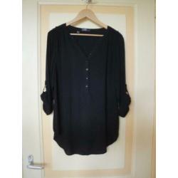 NIEUWSTAAT Zwarte blouse BPC maat L