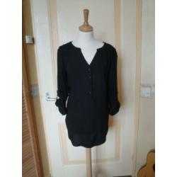 NIEUWSTAAT Zwarte blouse BPC maat L