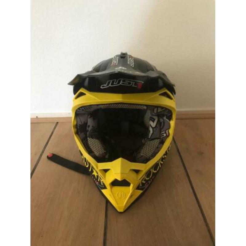 Mooie Just 1 j32 pro rockstar edition crosshelm