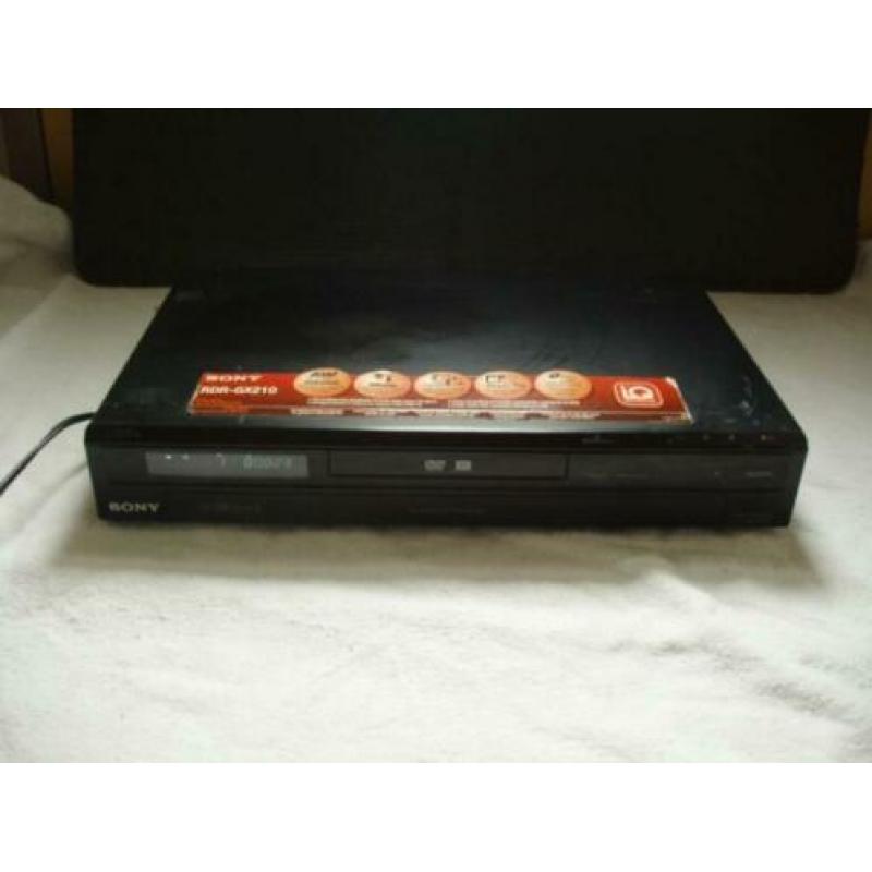 Sony DVD-recorder type RDR-GX210 Zwart ( izgs ) Digital Out