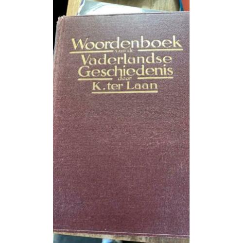 woordenboek van de Vaderlandse Geschiedenis K. ter Laan 1939