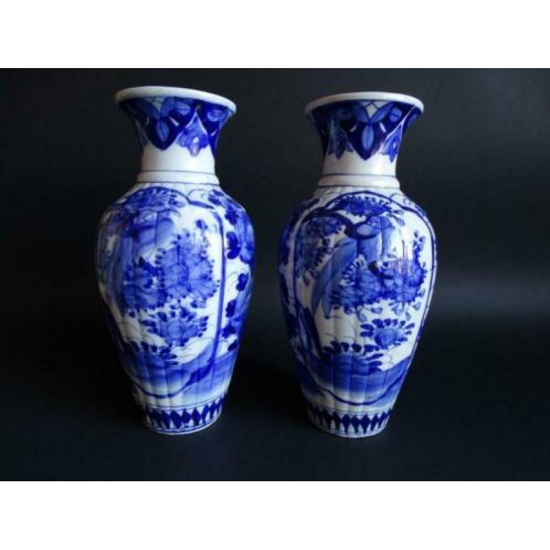 Blauwe Imari vazen, P355