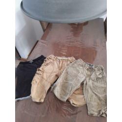 Gave korte broeken shorts maat 140