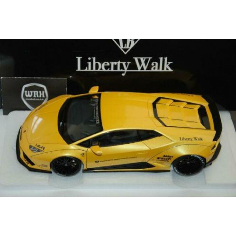 Lamborghini Huracan Liberty walk yellow Autoart WRH