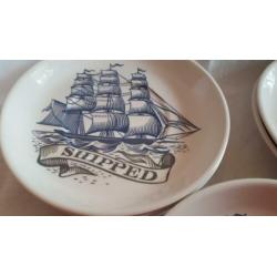 RETRO | Monte Carlo | 6 kunststof bordjes | ø 15 cm