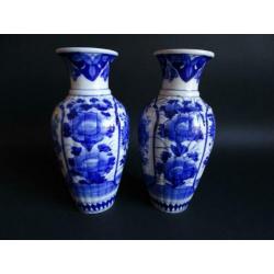 Blauwe Imari vazen, P355