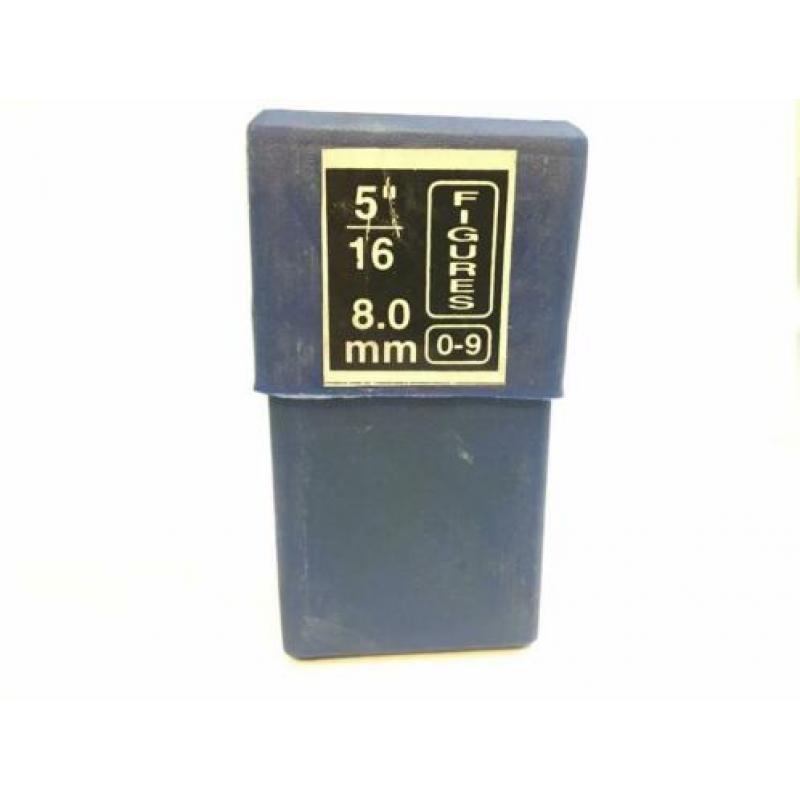 Slagcijfers 2,5mm 3mm 6mm 8mm NIEUW