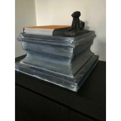 Groot zink zinken console sokkel plateau