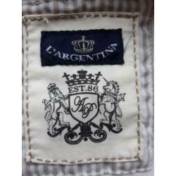 wit denim blazer jasje L'Argentina maat 42