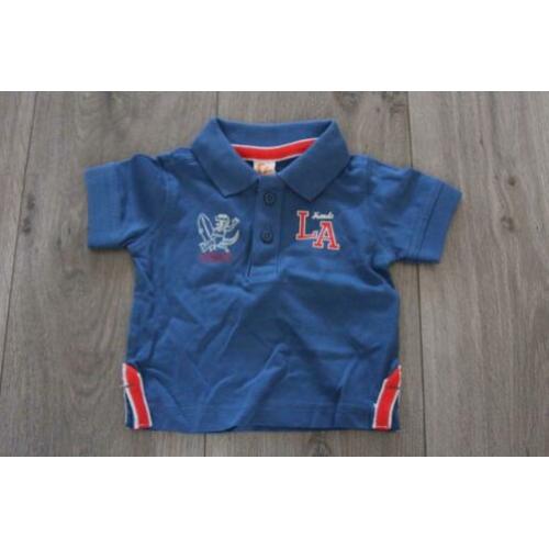 Blauw jongen shirtje FRENDZ, maat 62, NIEUW! (M9)