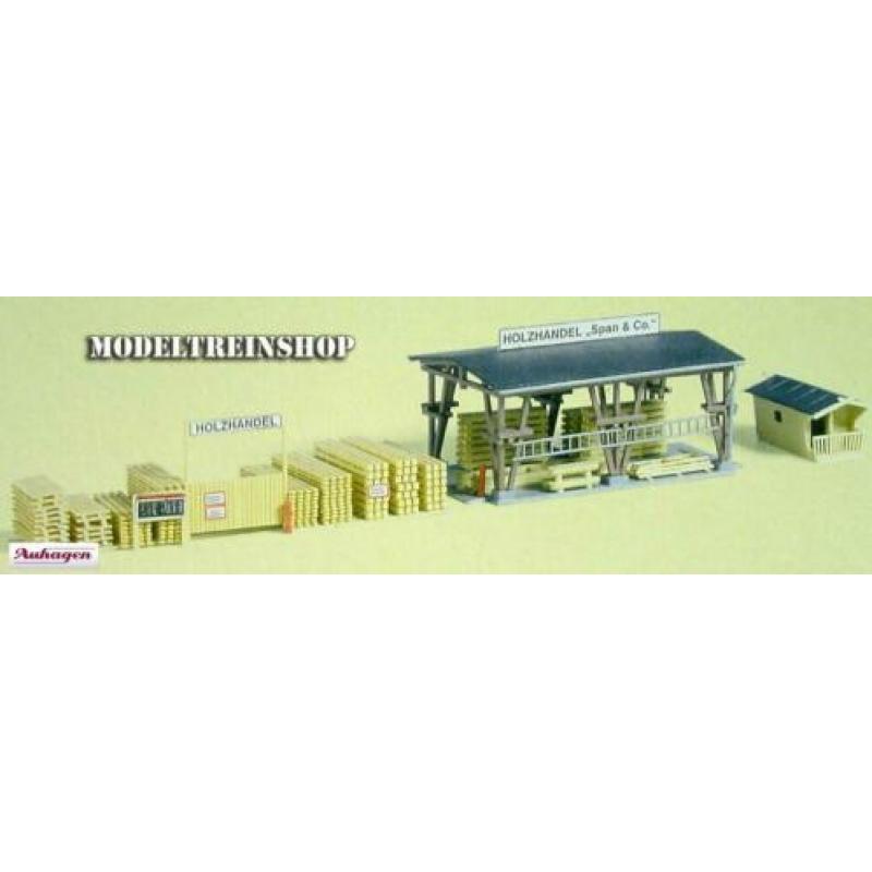 Auhagen HO 11353 - Houthandel "Span & Co"