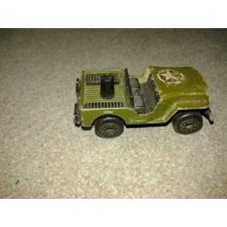 Mooie antieke verschillende originele matchbox legervoertuig