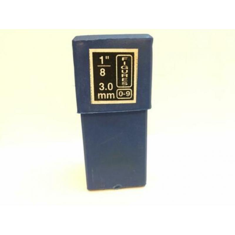 Slagcijfers 2,5mm 3mm 6mm 8mm NIEUW