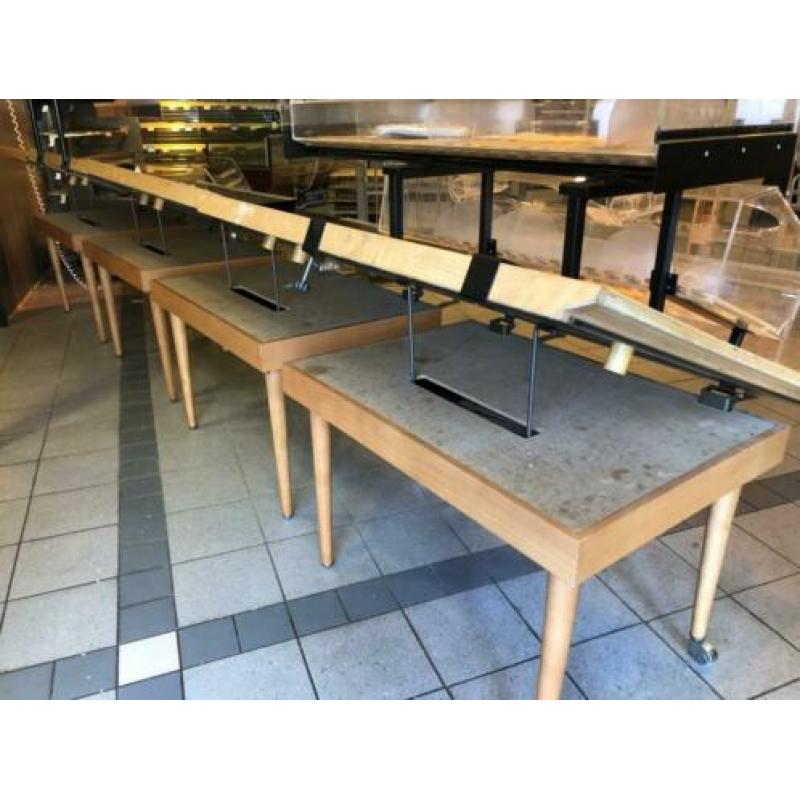 4x Brood Stelling Tafel / Handelshuis Almere #19111