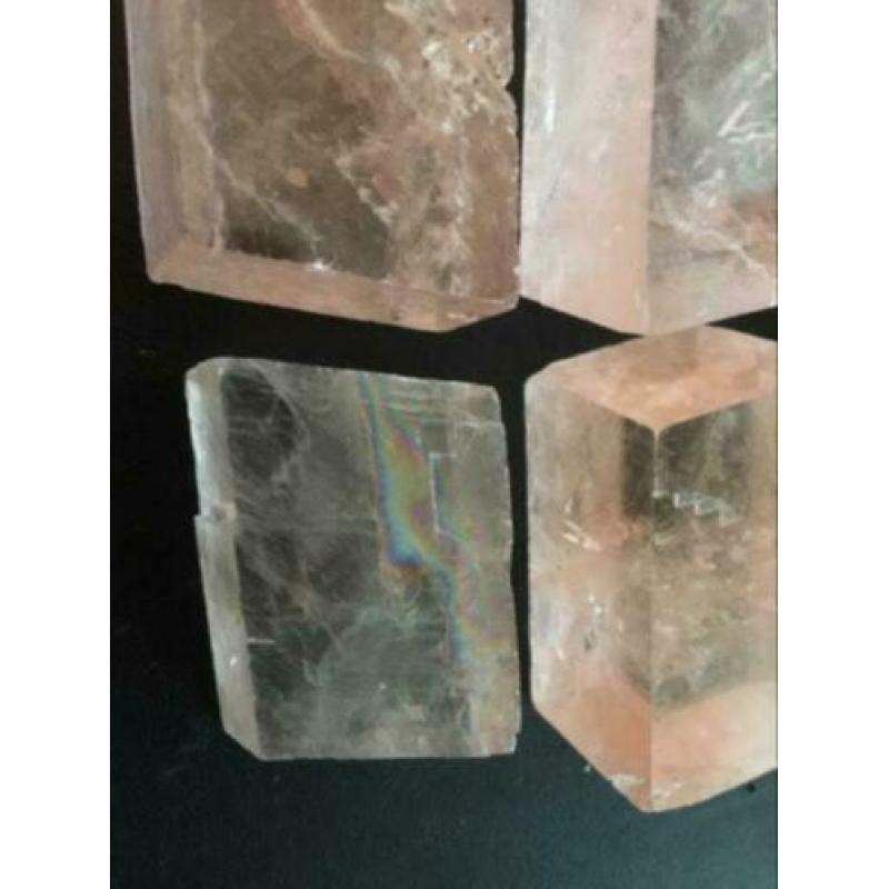 19 x Mineraal IJsland Calciet, 4-10 cm