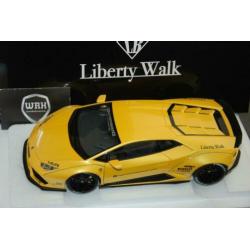 Lamborghini Huracan Liberty walk yellow Autoart WRH