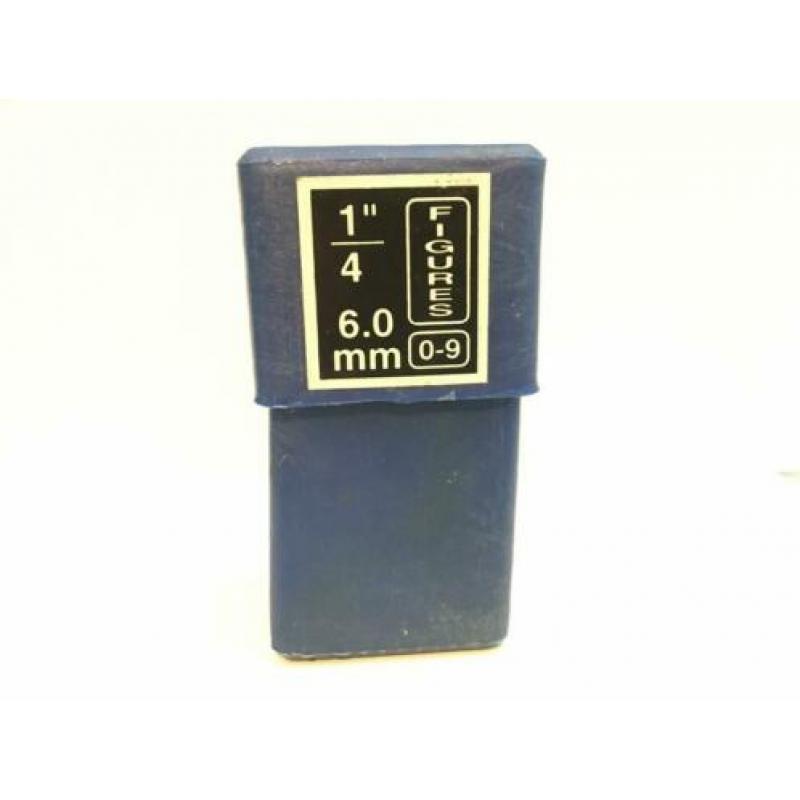 Slagcijfers 2,5mm 3mm 6mm 8mm NIEUW