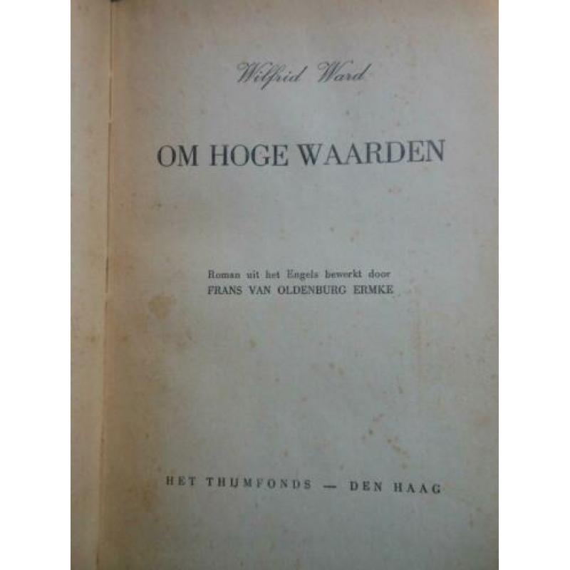 Om Hoge Waarden Wilfrid Ward Het Thijmfonds in mooie staat